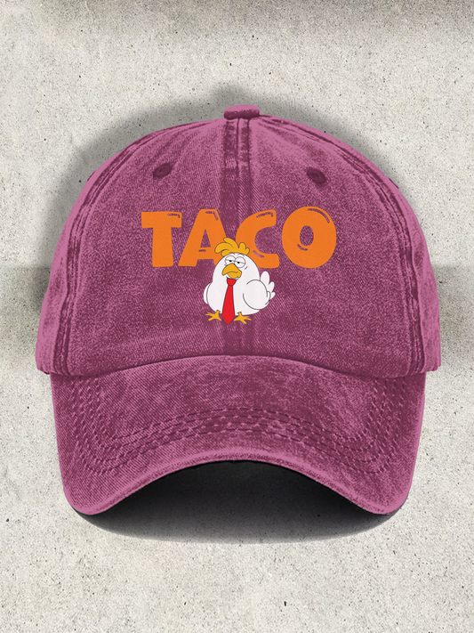 TACO Chicken Printed Baseball Cap