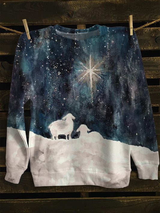 Sheep Christian Fiath Long Sleeve Casual Top